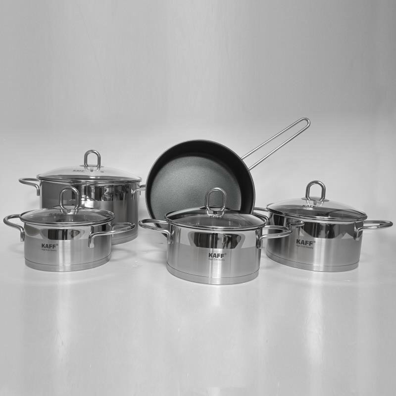 BỘ NỒI 5 MÓN INOX KAFF KF-ST09304