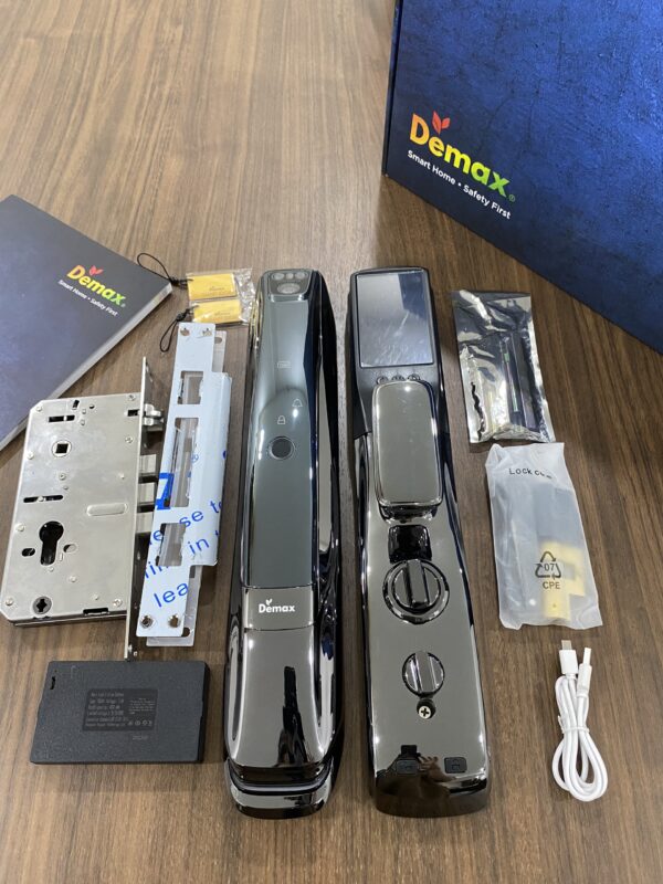 KHÓA CỬA NHẬN DIỆN FACE ID APP WIFI DEMAX SL930 GS
