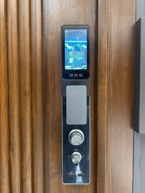 KHÓA CỬA FACE ID APP WIFI DEMAX SL968 GREY CNC