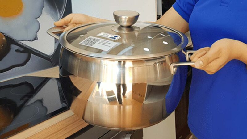 NỒI INOX CAO CẤP MALLOCA SA-099 - Hinh anh thuc te Noi inox Malloca SA 099 1