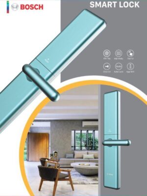 KHÓA CỬA VÂN TAY BOSCH ID80 DE MÀU XANH - ID80 jade green anh nen