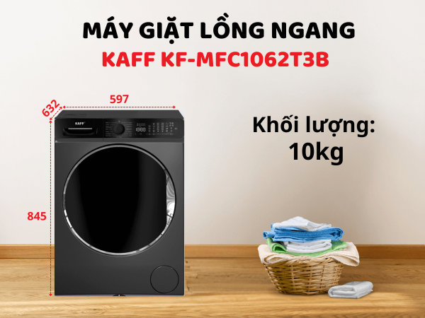 MÁY GIẶT KAFF KF-MFC1062T3B 10KG