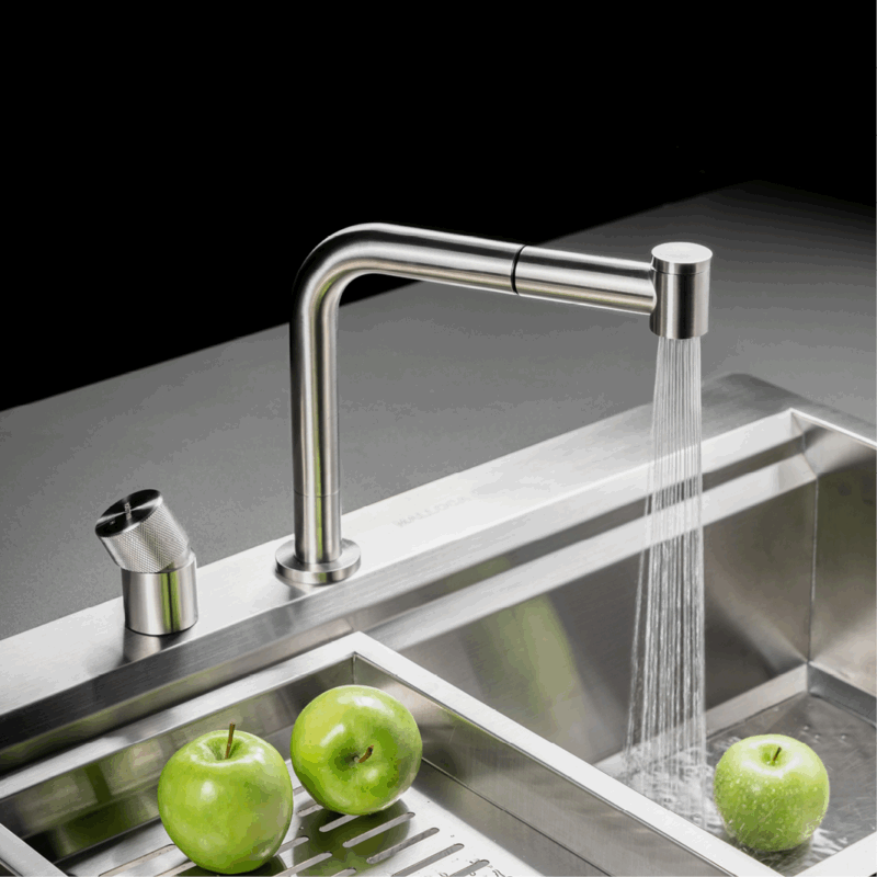 VÒI RỬA CHÉN MALLOCA LUXSTEEL K066-PO