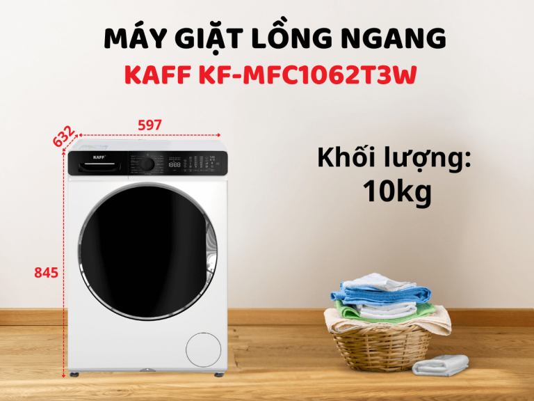 MÁY GIẶT KAFF KF-MFC1062T3W 10KG