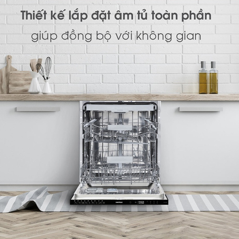 MÁY RỬA CHÉN ÂM TỦ TOÀN PHẦN HAFELE HDW-FI60D (533.23.320)