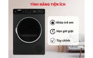 MÁY SẤY KAFF KF-DR113L09BL - May say quan ao Kaff KF DR113L09BL WH 7