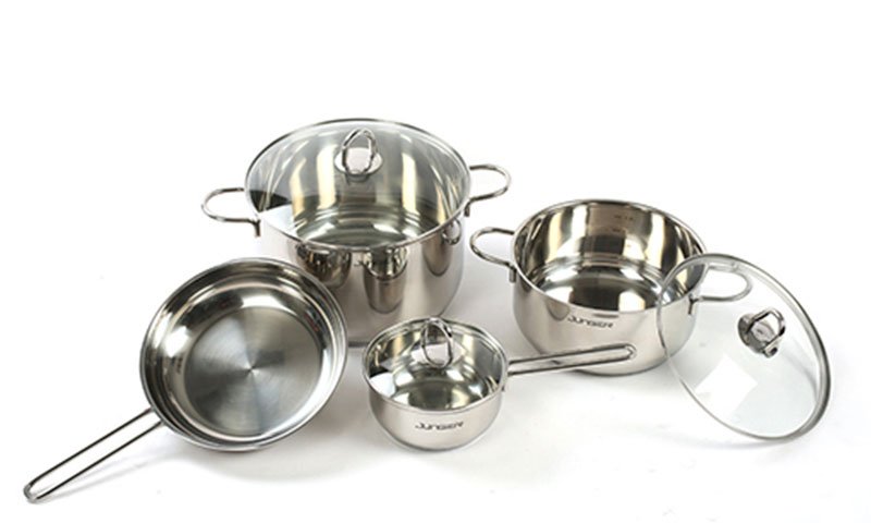 BỘ NỒI INOX JUNGER JC-200 CAO CẤP 7 CHI TIẾT