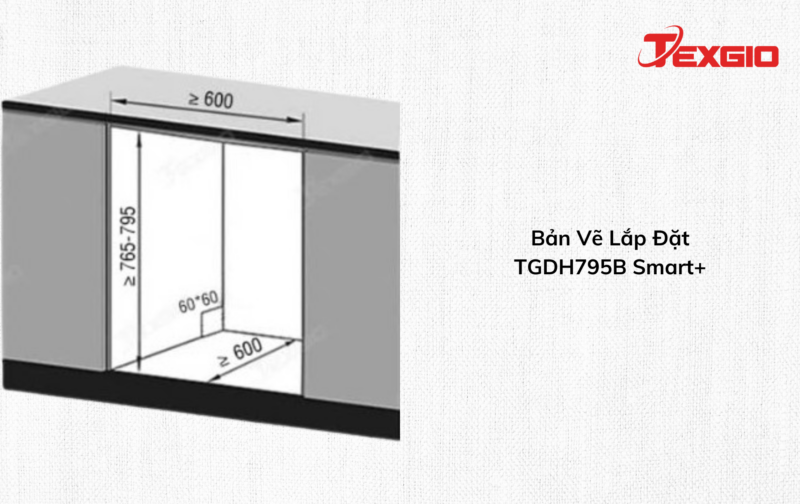 THÔNG SỐ KĨ THUẬT CỦA MÁY RỬA CHÉN TEXGIO 795B SMART PRO