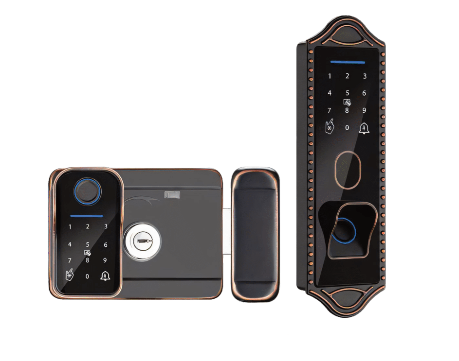 Khóa cửa cổng vân tay Avolock AG 48 Bronze App, Remote - ag 48 1
