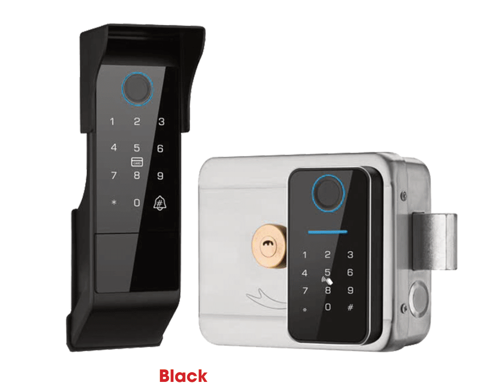 Khóa cửa cổng vân tay Avolock AG 49 Black App, Remote - ag 49 1
