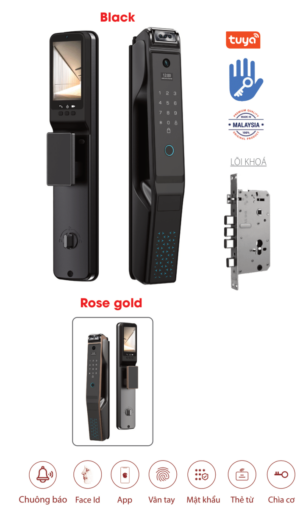 Khoá thông minh Avolock AL-76TFV Face ID, App TTlock - al 76tfv