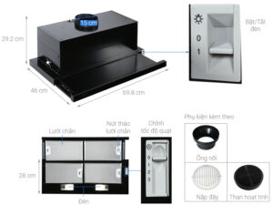 MÁY HÚT MÙI ÂM TỦ HAFELE HH-TT70A (533.86.817) - am tu hafele hh sg70a 15