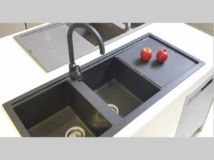 CHẬU ĐÁ MALLOCA NERO K-50040 - anh san pham chau rua chen malloca nero k 50040