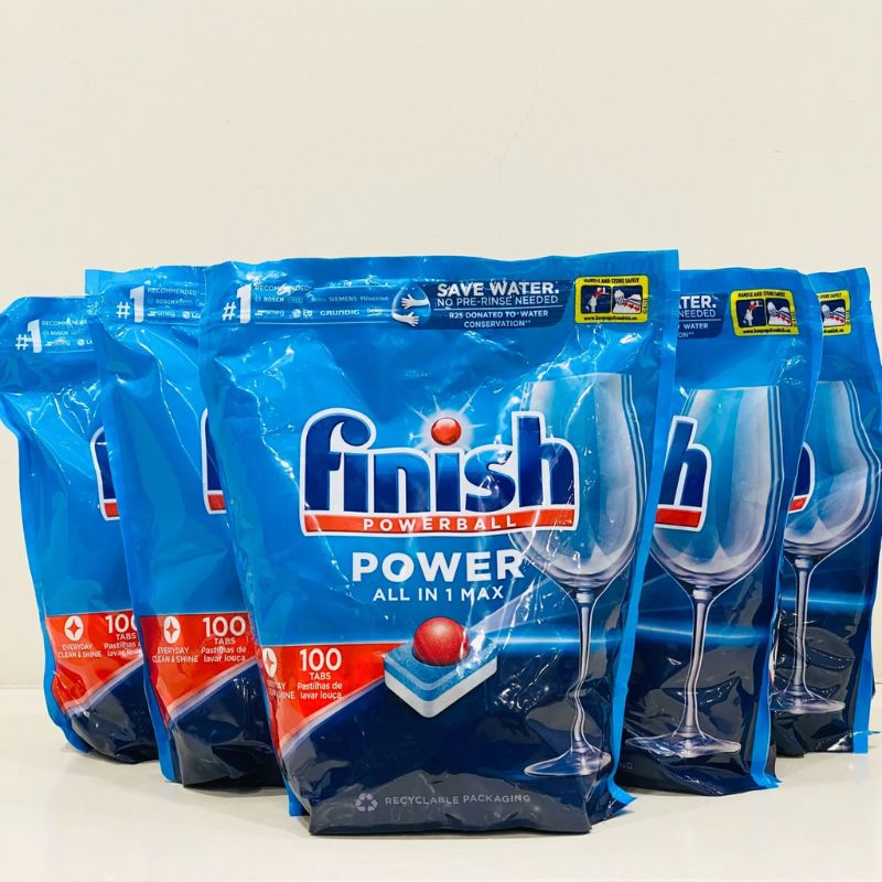 Viên rửa bát Finish Power All In One 100 viên - anh vien rua bat finish power all in one 100 vien