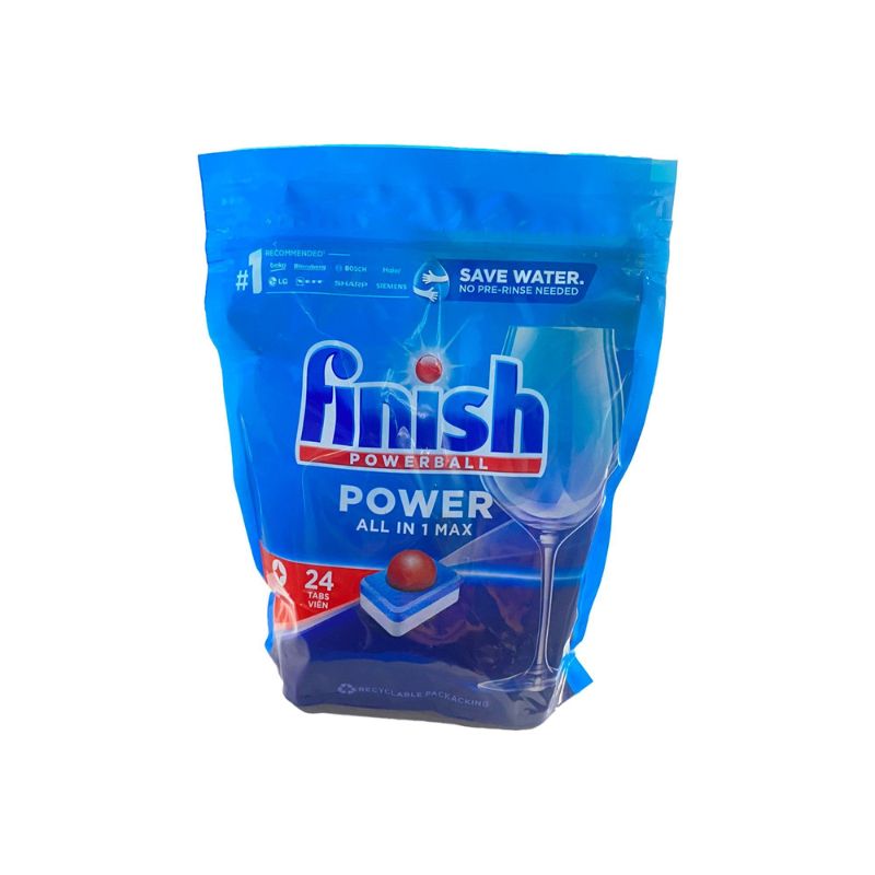 Viên rửa bát Finish Power All In One 24 viên - anh vien rua bat finish power all in one 24 vien