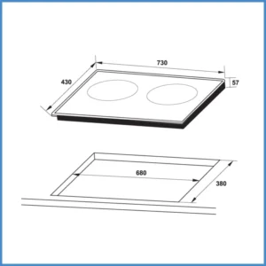 BẾP TỪ 2 VÙNG NẤU HAFELE HC-I2732A ( 536.61.726 ) - anh4 bep tu am hafele 536 61 736