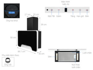 MÁY HÚT MÙI GẮN TƯỜNG HAFELE HH-WVGS90A (533.80.203) - ap tuong hafele hh wvgs90a 12