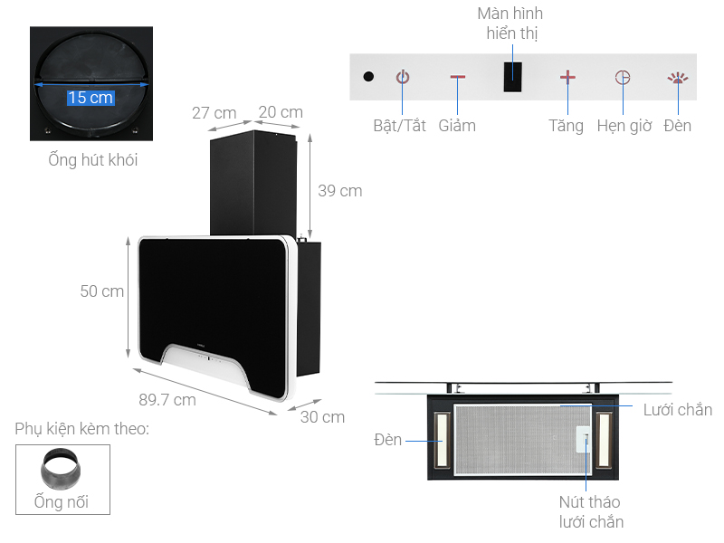 MÁY HÚT MÙI GẮN TƯỜNG HAFELE HH-WVGS90A (533.80.203) - ap tuong hafele hh wvgs90a 12