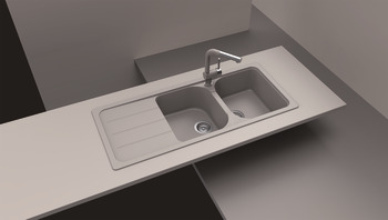 CHẬU GRANSTONE HAFELE HS18-GED2R80 MÀU KEM 570.35.460 - apic 04524646