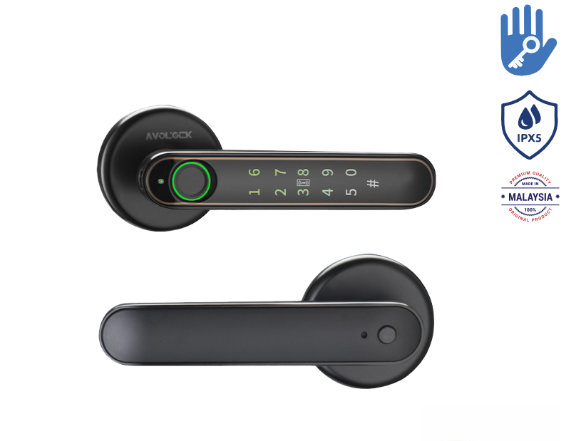 Khoá cửa gỗ vân tay Avolock AT-103-B App wifi - at 103 b 1