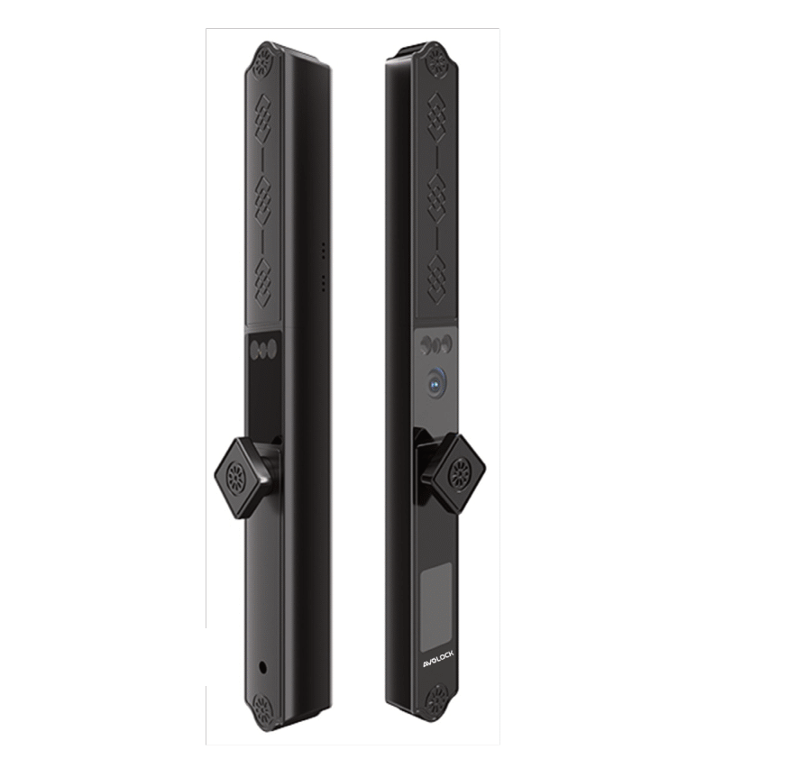Khoá vân tay cửa nhôm Avolock AN-397 Face ID, App Tuya, Remote