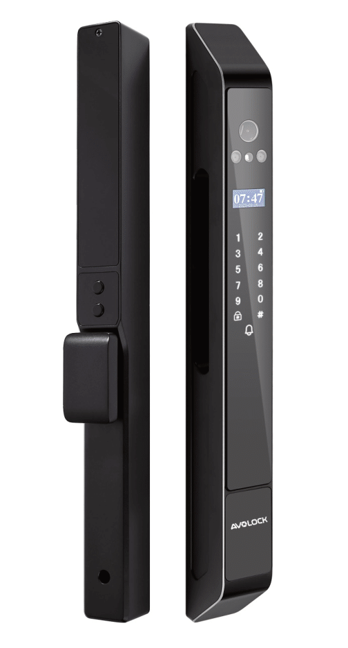 Khoá vân tay cửa nhôm Avolock AN-398 Face ID, App Tuya - avolock an 398 1