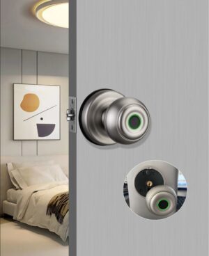 Khóa cửa vân tay thông phòng Demax SL106 SV App Bluetooth - Của Đức - b6602f26633fbb61e22e