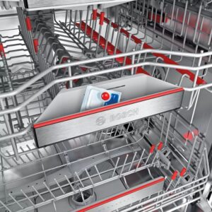 Máy rửa bát Bosch SMS46LI00E - ben trong may rua bat bosch sms46li00e