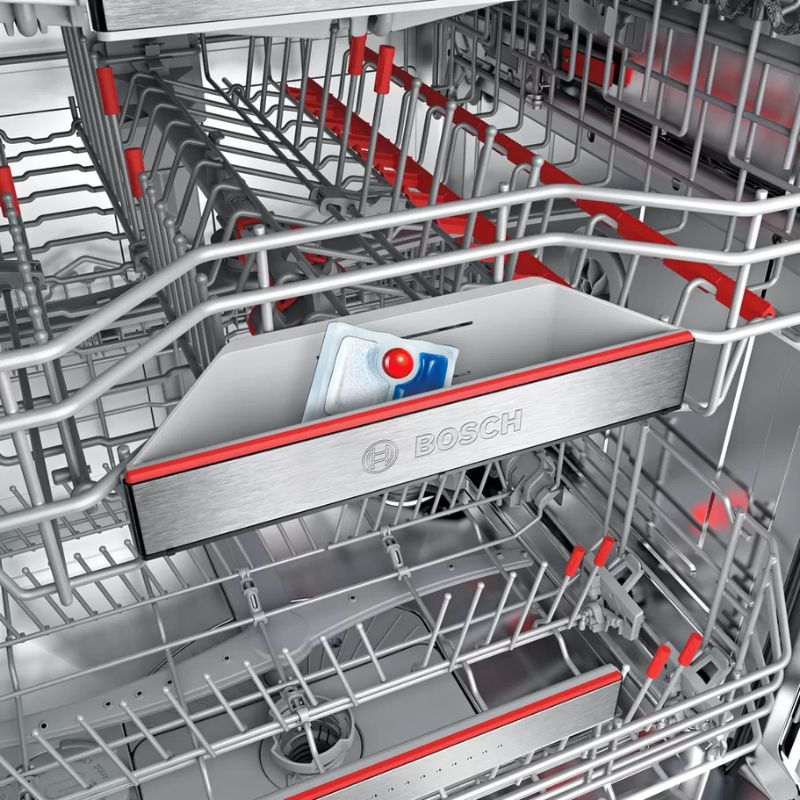 Máy rửa bát Bosch SMS46LI00E - ben trong may rua bat bosch sms46li00e