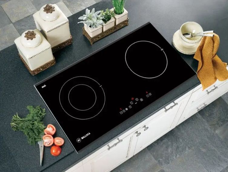 HÌNH ẢNH THỰC TẾ CỦA BẾP ĐIỆN TỪ KẾT HỢP MALLOCA MH-02IR SB