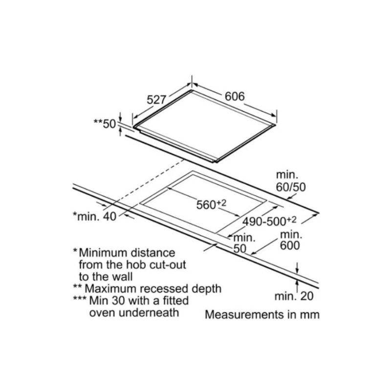 Bếp từ kết hợp hồng ngoại Bosch PIN675N14E - bep dien tu bosch pin675n14e 1
