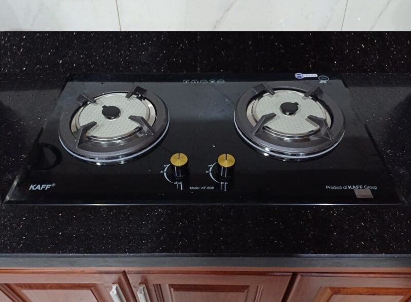 BẾP GAS HỒNG NGOẠI KAFF KF-608I  - bep gas am hong ngoai kaff kf 608i cam ung ngat gas 1