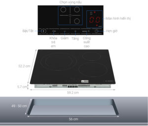 BẾP TỪ 3 VÙNG NẤU BOSCH PUJ611BB1E SERI 4 - bep tu 3 vung nau lap am bosch puj611bb5e note
