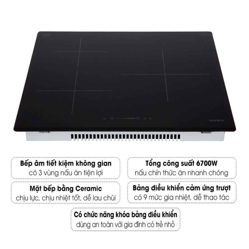BẾP TỪ 3 VÙNG NẤU HAFELE HC-I603B ( 536.61.791 ) - bep tu 3 vung nau lap am hc i603d hafele 536 61 631 2