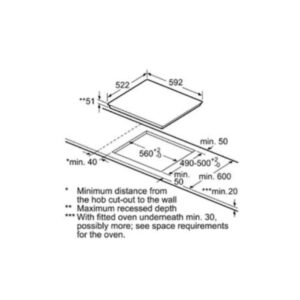 BẾP TỪ BOSCH 3 VÙNG NẤU PID631BB1E SERIES 4 - bep tu bosch pid631bb1e 2