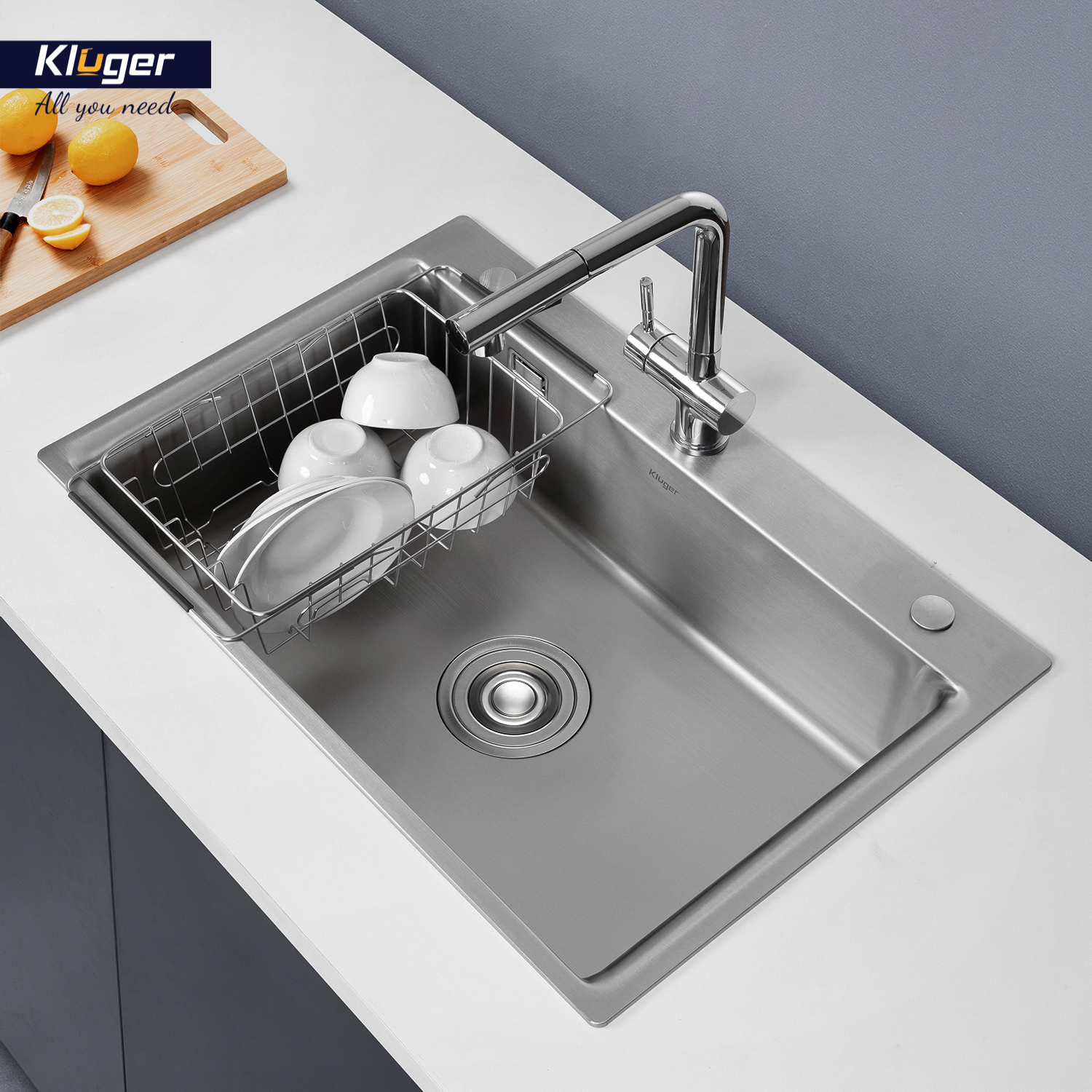 CHẬU RỬA CHÉN KLUGER KF8121S S75 - bon rua bat kluger kf8121s s75 k200 2