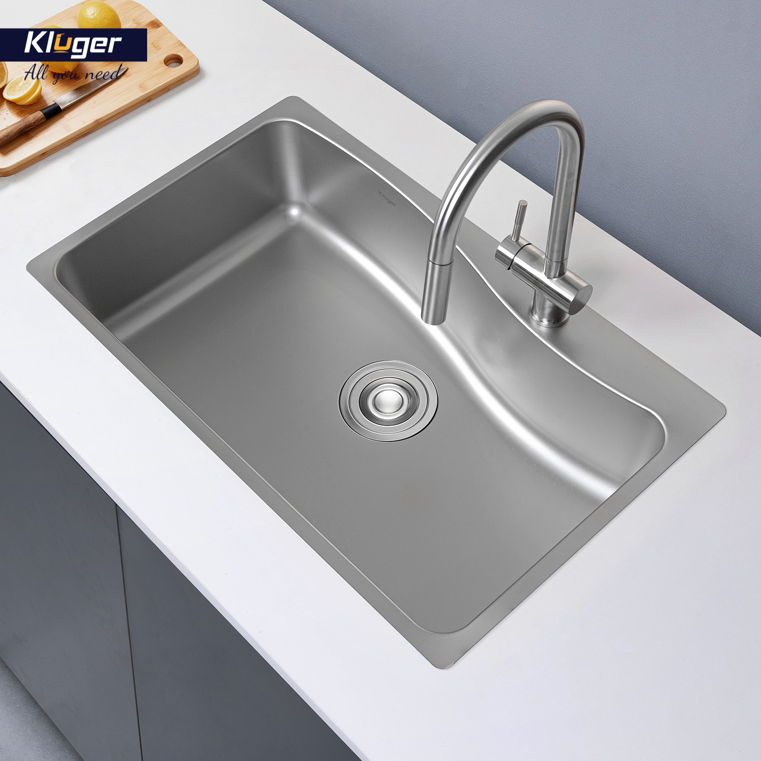 CHẬU RỬA CHÉN KLUGER KF8131FS S80 - bon rua bat kluger kf8131fs s80 k300 1