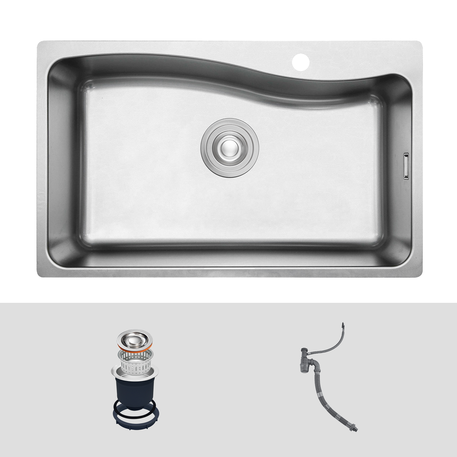 CHẬU RỬA CHÉN KLUGER KF8131FS S80 - bon rua bat kluger kf8131fs s80 k300 basic