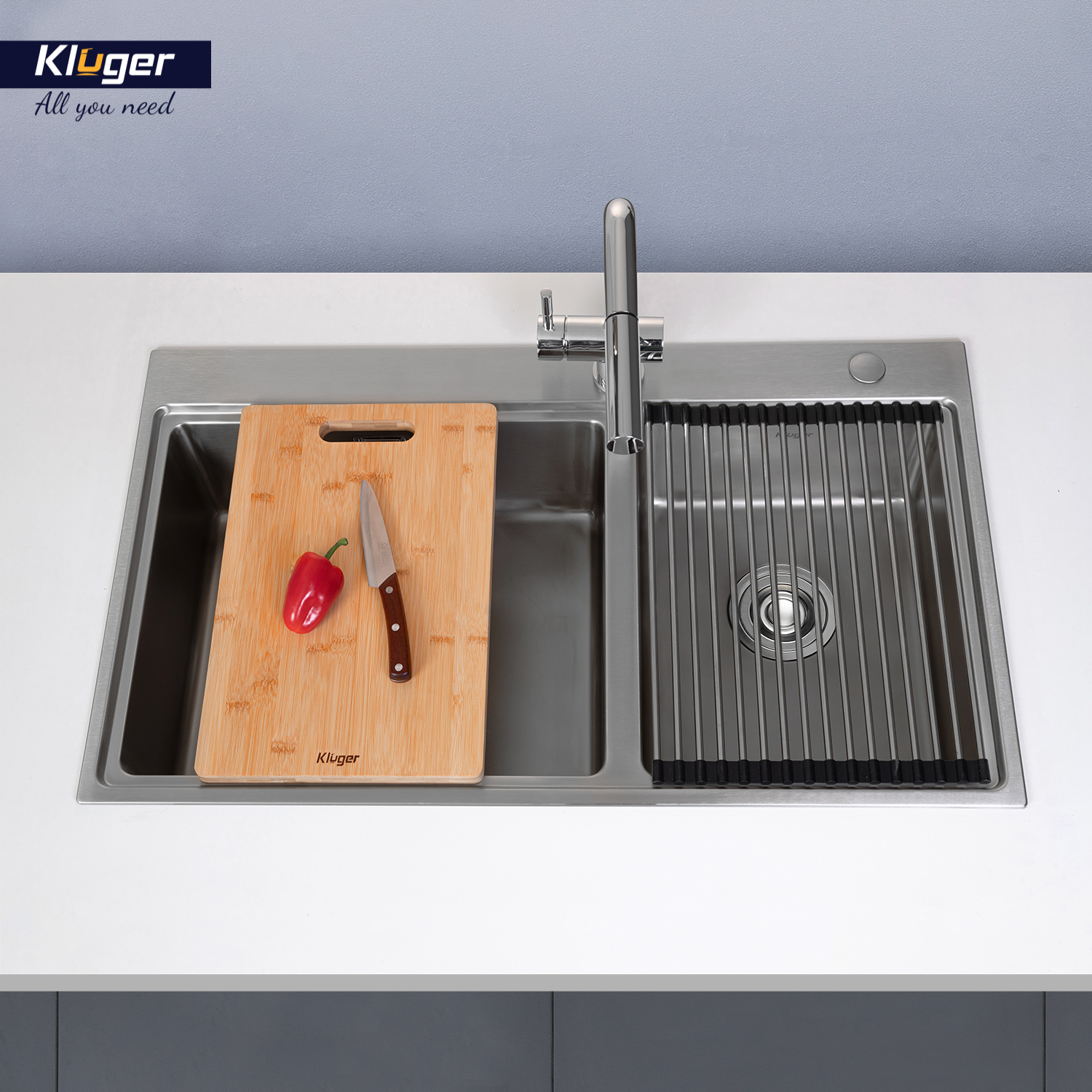 CHẬU RỬA CHÉN KLUGER KW8211S S84 - bon rua bat kluger kw8211s s84 k2100 2