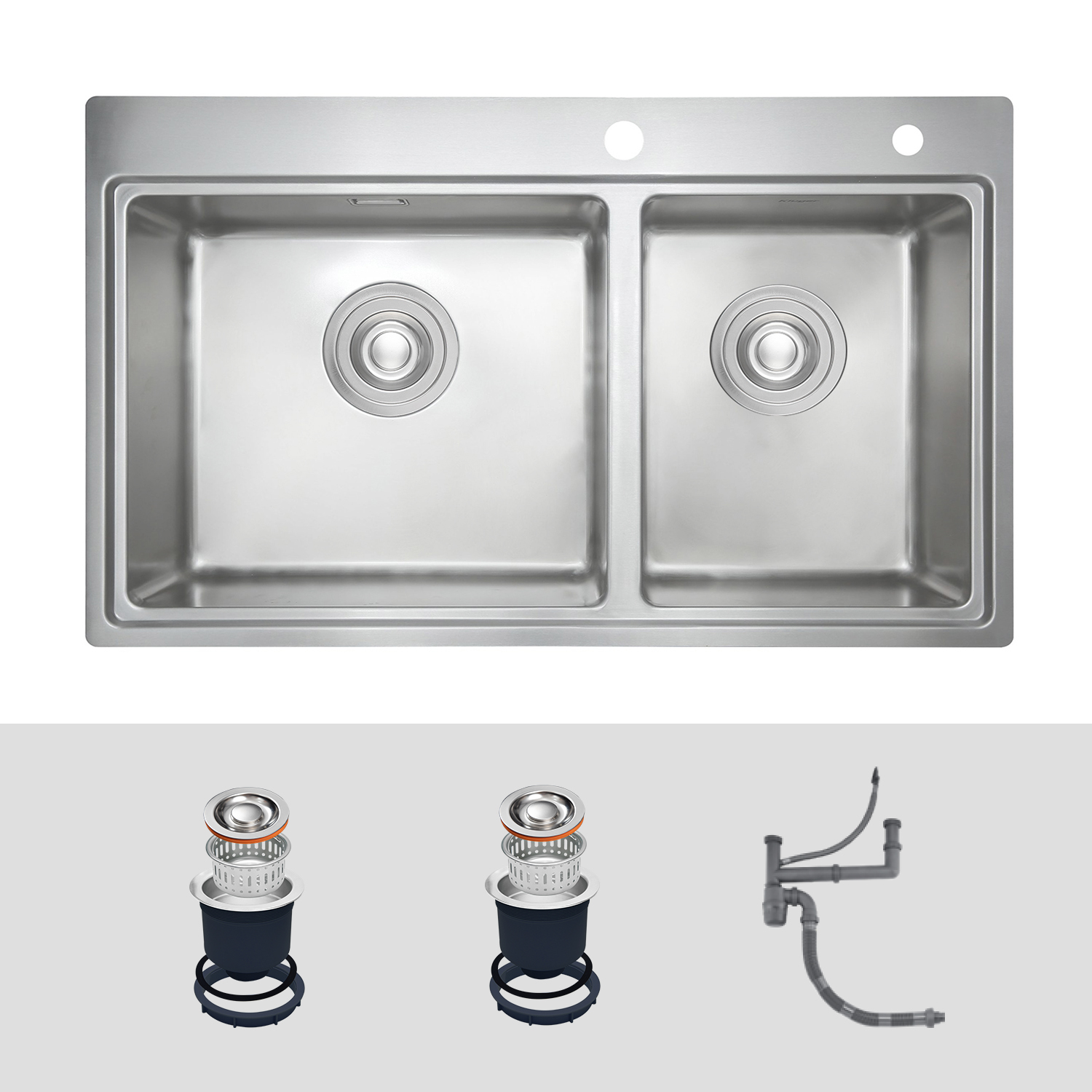 CHẬU RỬA CHÉN KLUGER KW8211S S84 - bon rua bat kluger kw8211s s84 k2100 basic