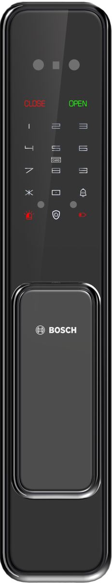 KHÓA VÂN TAY BOSCH EL600F EU AMBER GOLD MỞ CỬA KHUÔN MẶT APP WIFI - bosch 600d 2