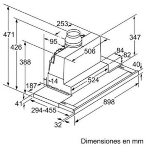 Máy hút mùi âm tủ Bosch DFS097K50 - bosch dfs097k50 6 1
