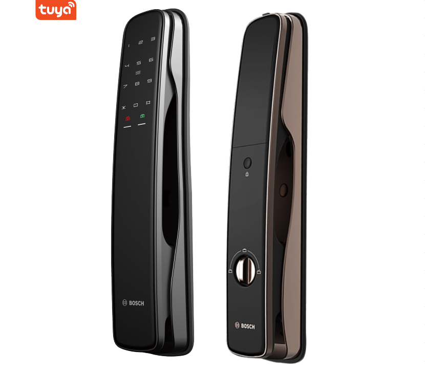 KHÓA CỬA VÂN TAY THÔNG MINH BOSCH EL800X EU AMBER GOLD APP WIFI