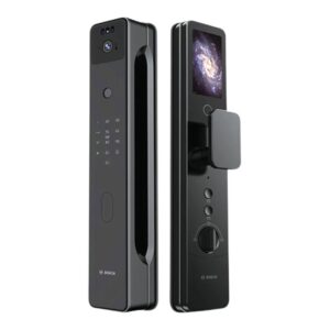 KHÓA CỬA VÂN TAY BOSCH FU8 PLUS BLACK FACE ID VÀ APP WIFI - bosch fu8 plus black
