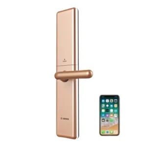 KHÓA CỬA VÂN TAY APP WIFI BOSCH ID80 DE MÀU VÀNG - bosch id80 de app vang 1