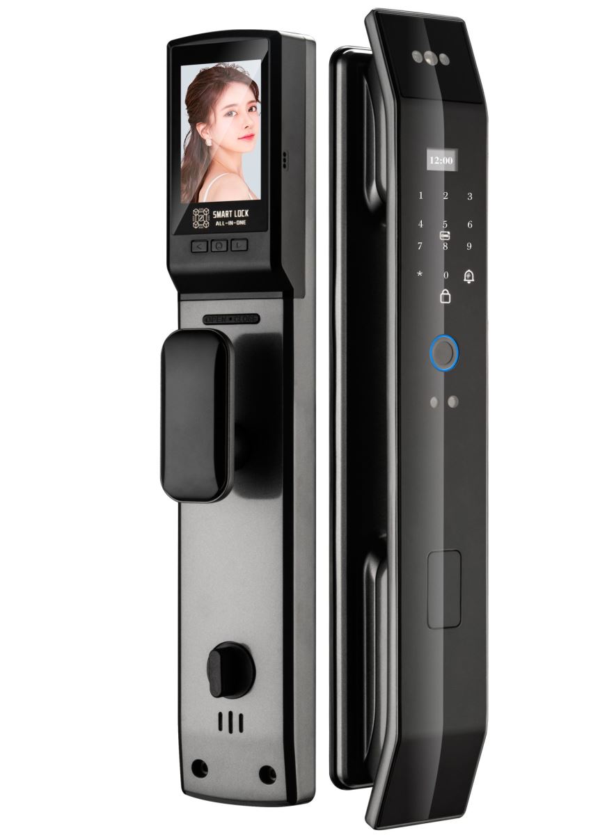 Khóa cửa vân tay Hubert HB CG25F Black Face ID