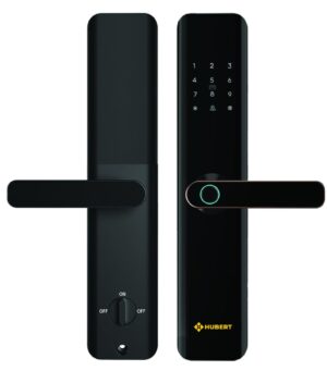 Khóa cửa vân tay Hubert HB CG59 Rough Black App - cg59 1