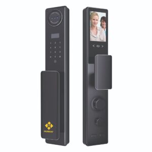 Khóa cửa vân tay Hubert HB CG88 Rough Black Face ID - cg88d 1