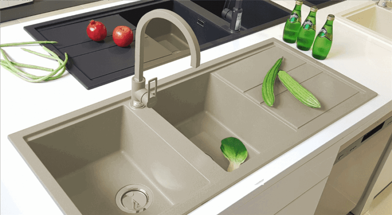 VÒI CHẬU RỬA CHÉN MALLOCA MF-043 - chau da malloca mf 043 bep xanh 20042916010358858