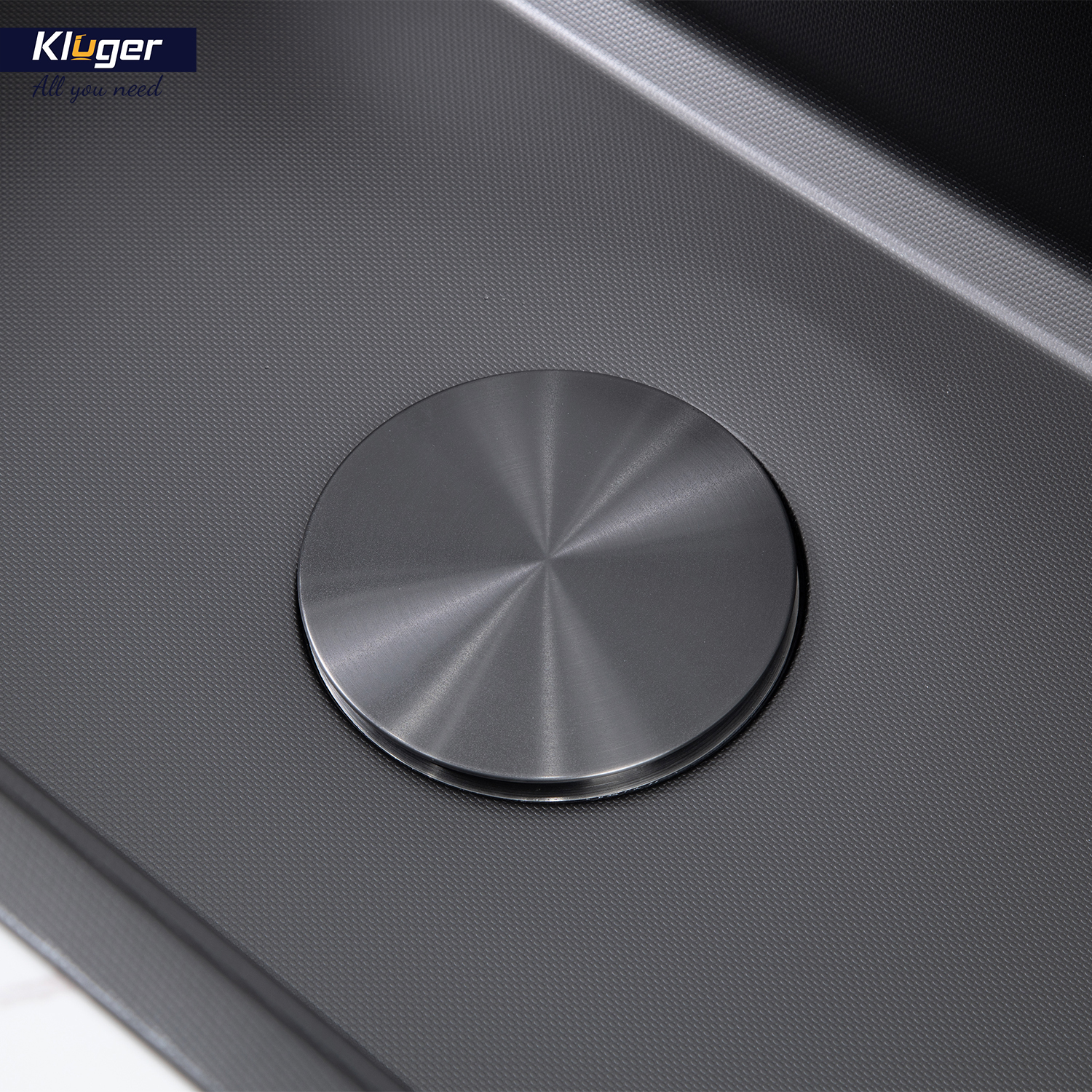 CHẬU RỬA CHÉN KLUGER KWF8161FB S76W PLUS - chau rua bat 1 ho kluger kwf8161fb s76w thac nuoc 10